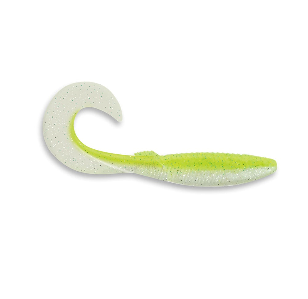 Artificiale Rapala Rushcity The Curl 5" #Chart White Flash