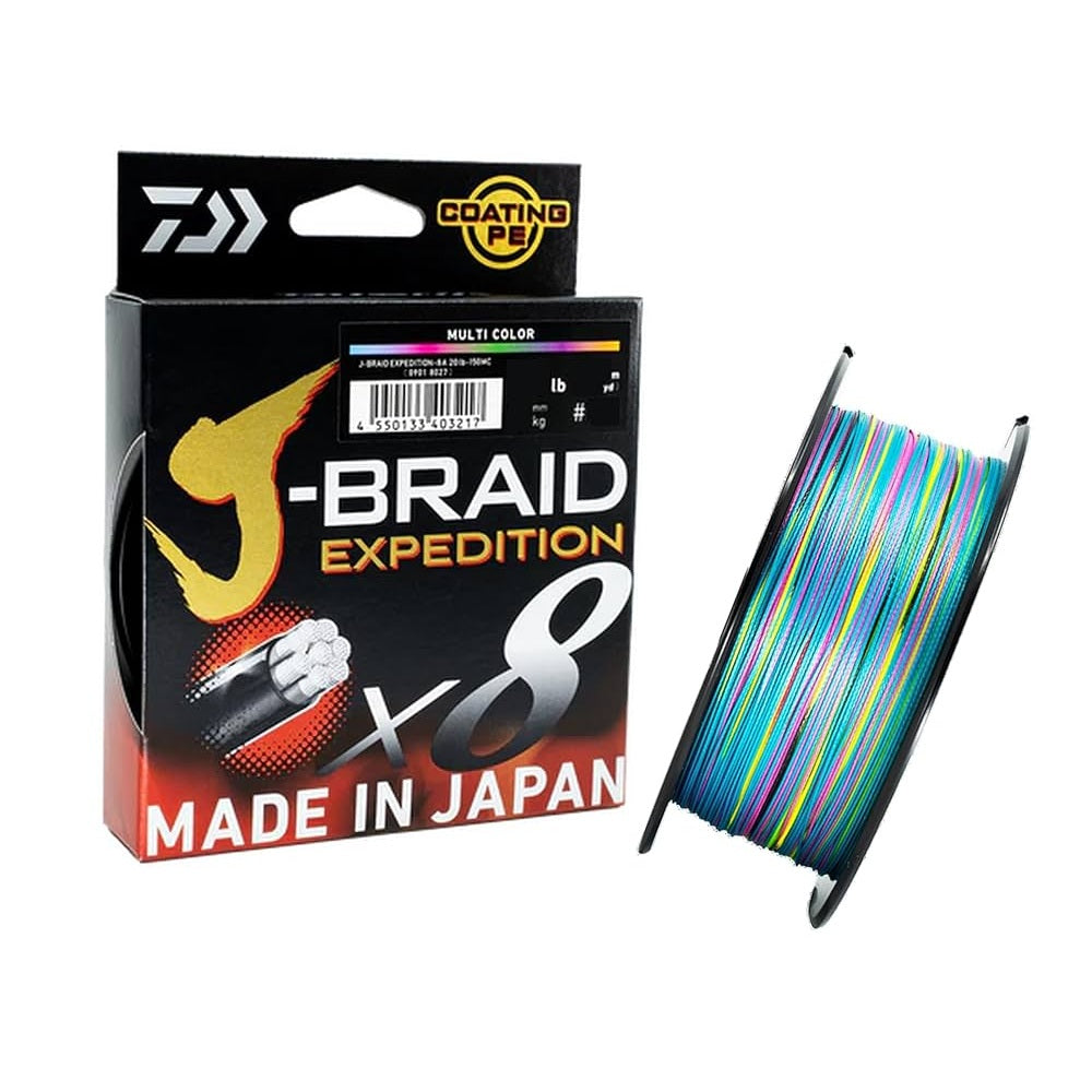 Filo Trecciato Daiwa Brain Expedition Coating Pe 500m PE #4 58,3bs X8 Multicolor