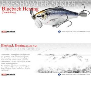 Live target blueback herring