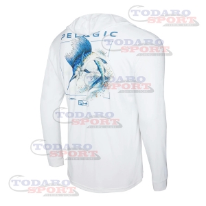 Pelagig aquatek goione sailfish hooded fishing shirt