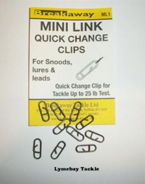 Mini link quick change clips