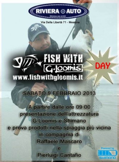 Fish With G.Loomis Day in Sicilia, doppio appuntamento