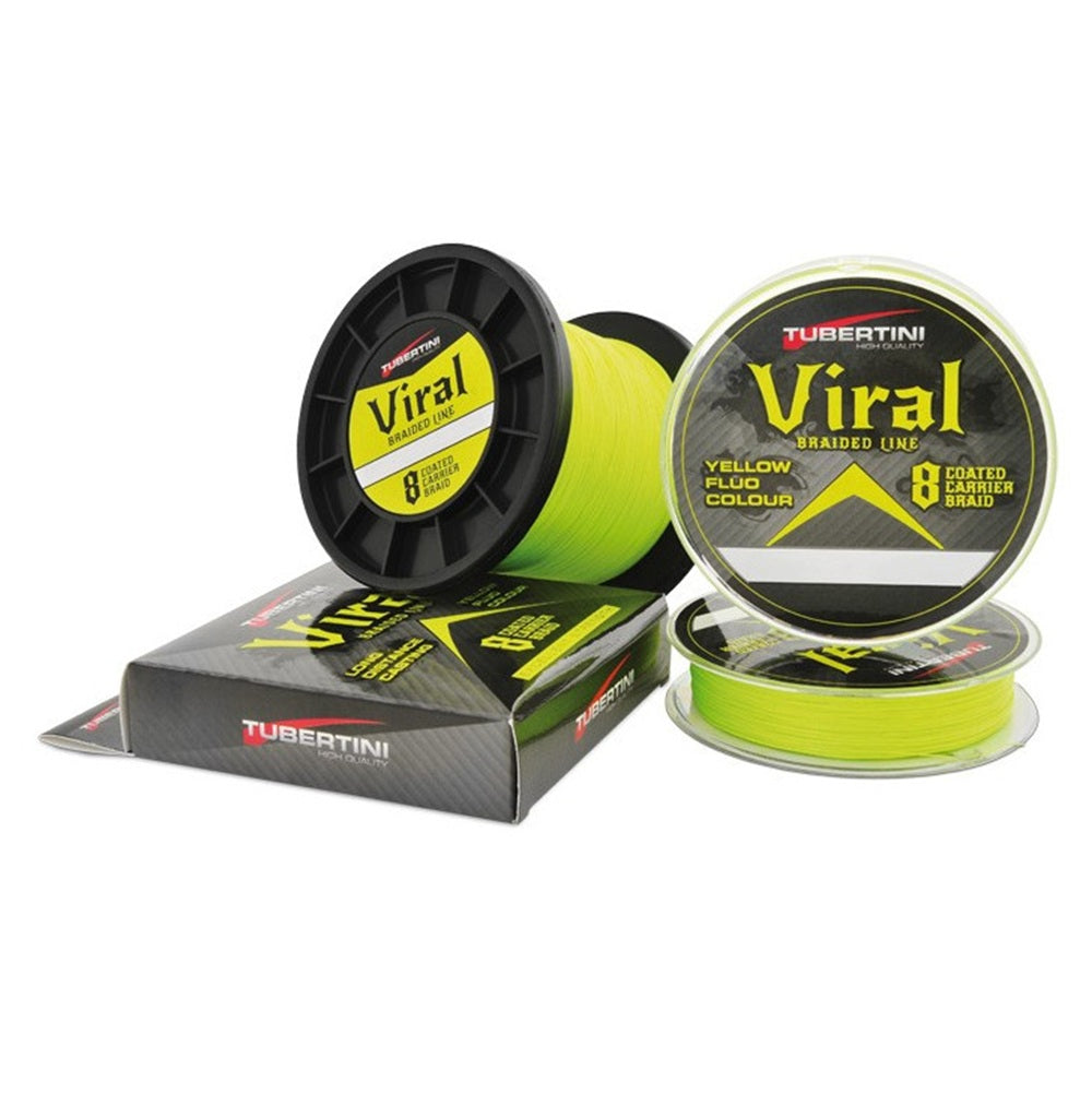 Filo Trecciato Tubertini Viral 8 Yellow 0.40mm 68LB 1000mt