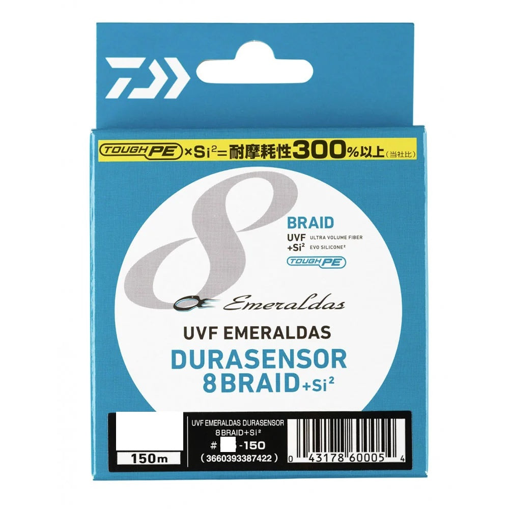 Filo Trecciato Daiwa UVF Emeraldas Durasensor 8 Braid +Si² #0.6 150Mt Multicolor