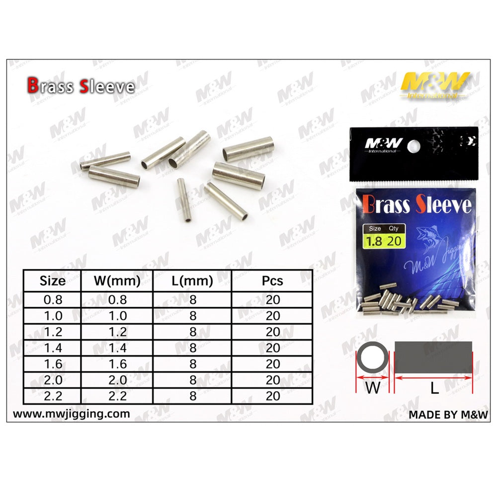 Rivetti M&W International Brass Sleeve 1.4