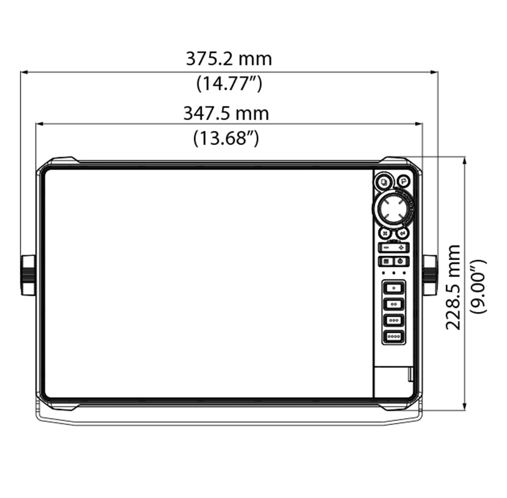 Eco/Gps Touch Screen Lowrance HDS 12 Pro no Trasduttore