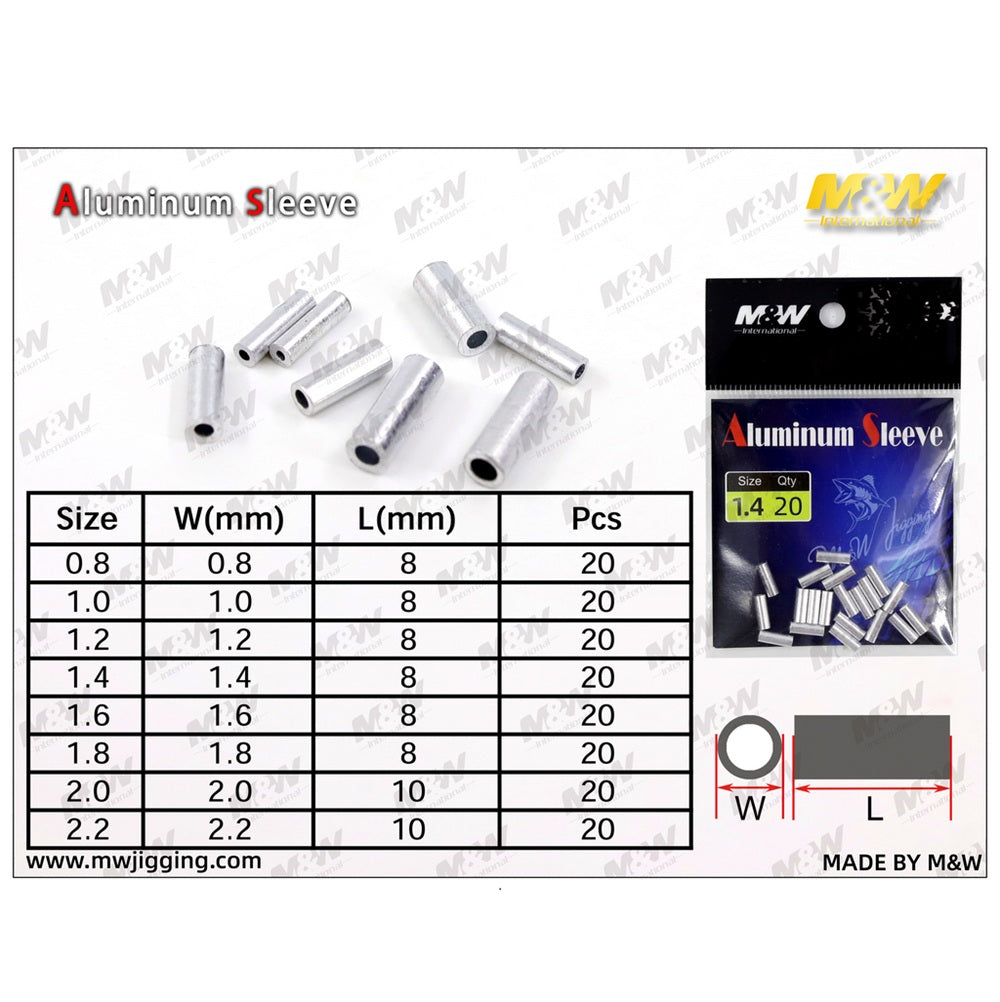 Rivetti M&W International Aluminum Sleve 1.4