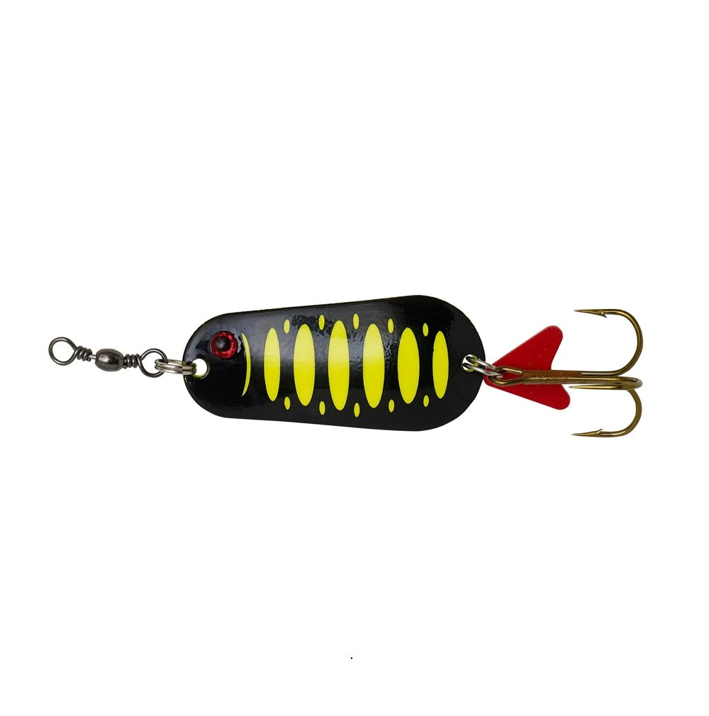 Spoon Dam Standard Spoon 6.5CM 30G Fluo Yellow/Black Uv