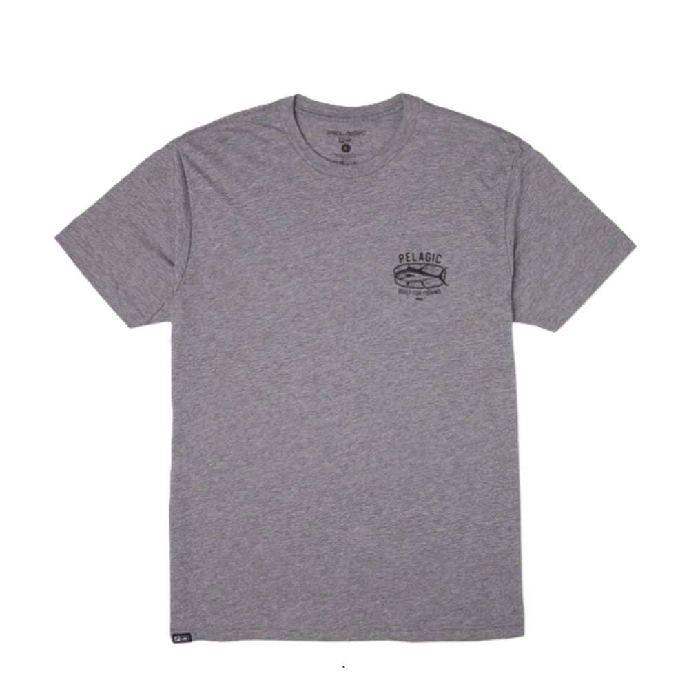 T-Shirt Manica Corta Pelagic Prem Triblend Tee Map Fish Tg. XL