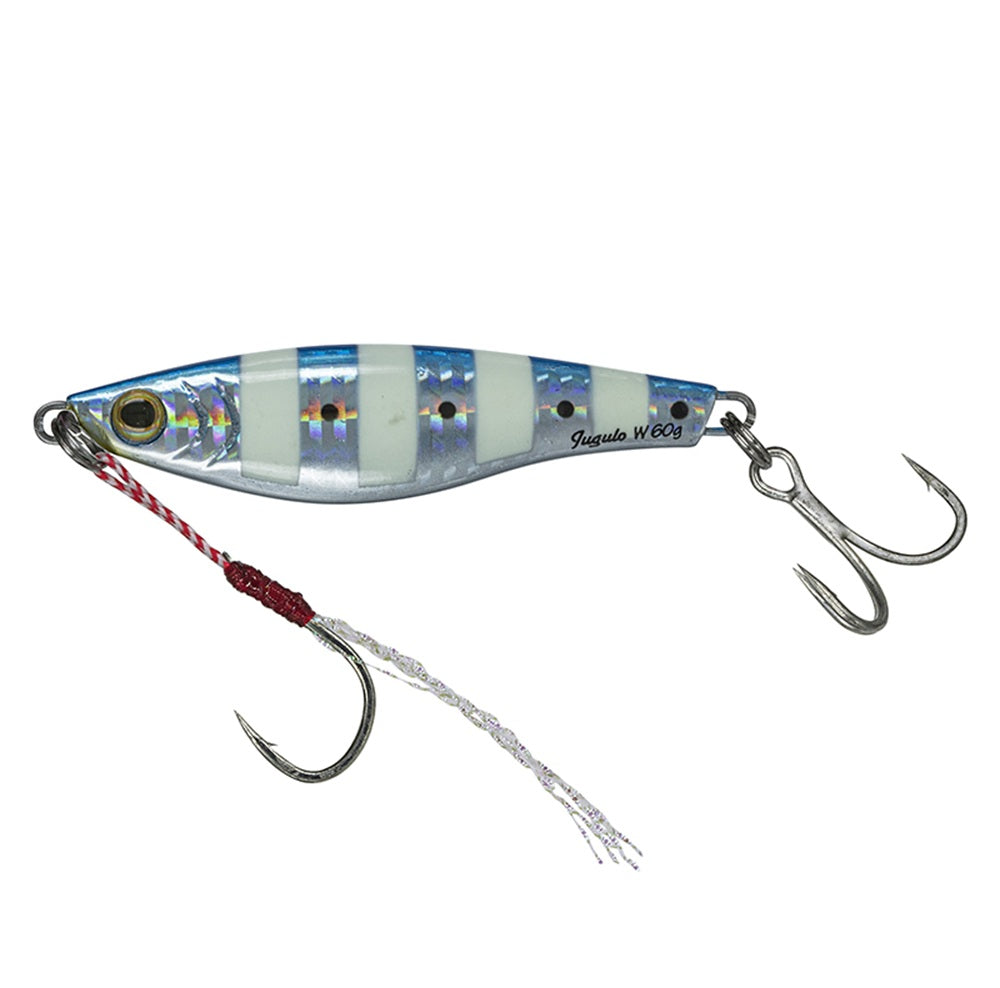 Artificiale Molix Jugulo Wide Casting Jig 20 g - #572 Blue Zebra Sarda