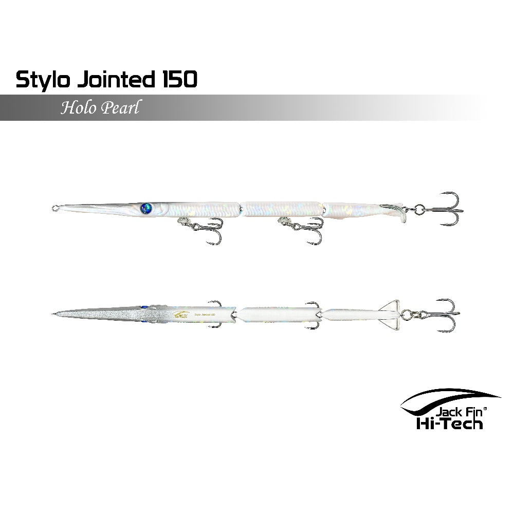 Artificiale Jack Fin Stylo Jointed 150 Holo Pearl (Pre Ordine)