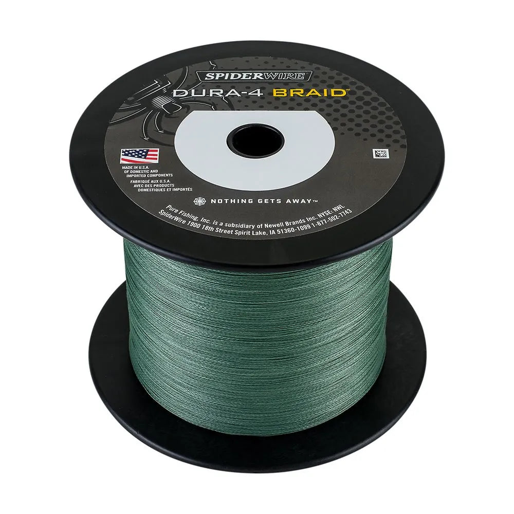 Filo Trecciato Spider Braid Dura-4 99lb 1800m Green
