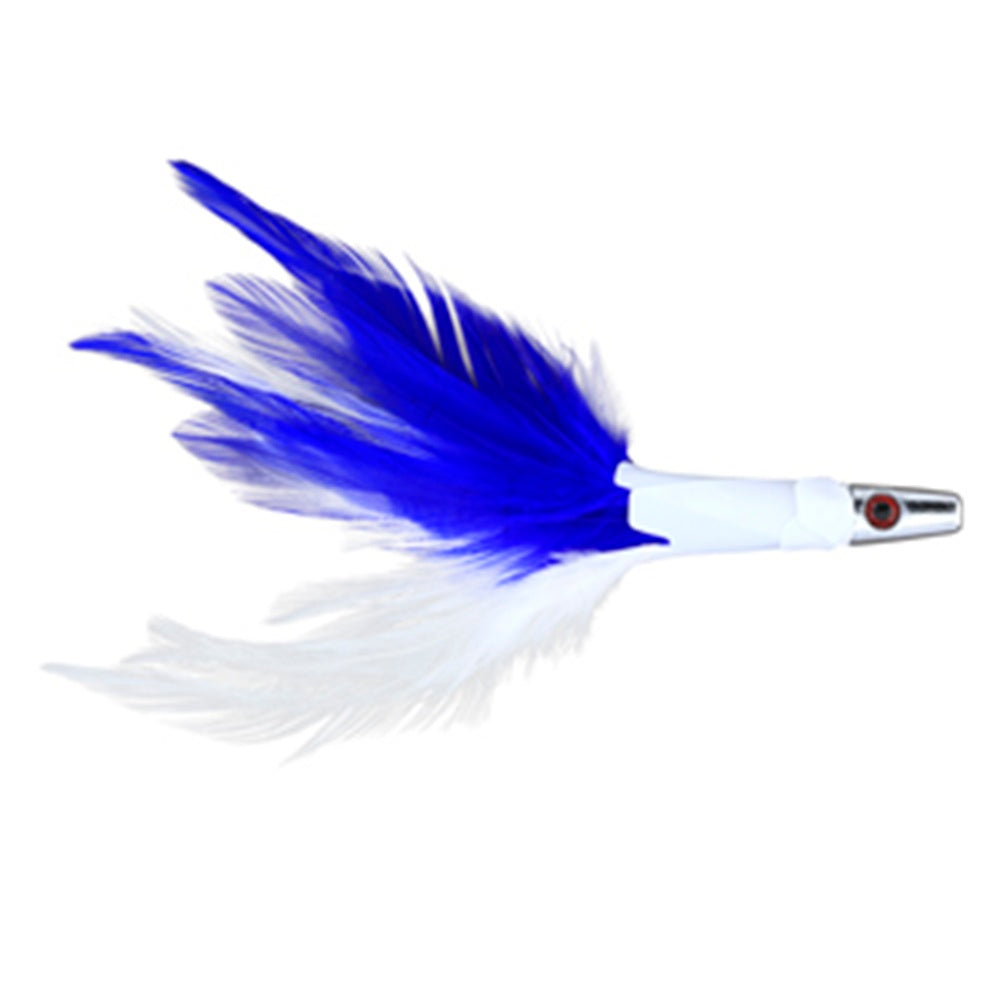 Artificiale No Alibi Lure Trolling Feather Wht/Blu