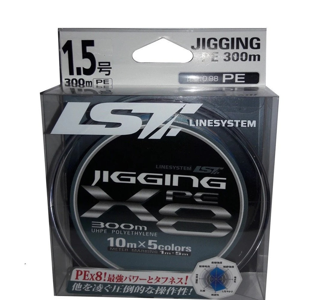 Filo Trecciato Lst Jigging #1.5 300m Multicolor