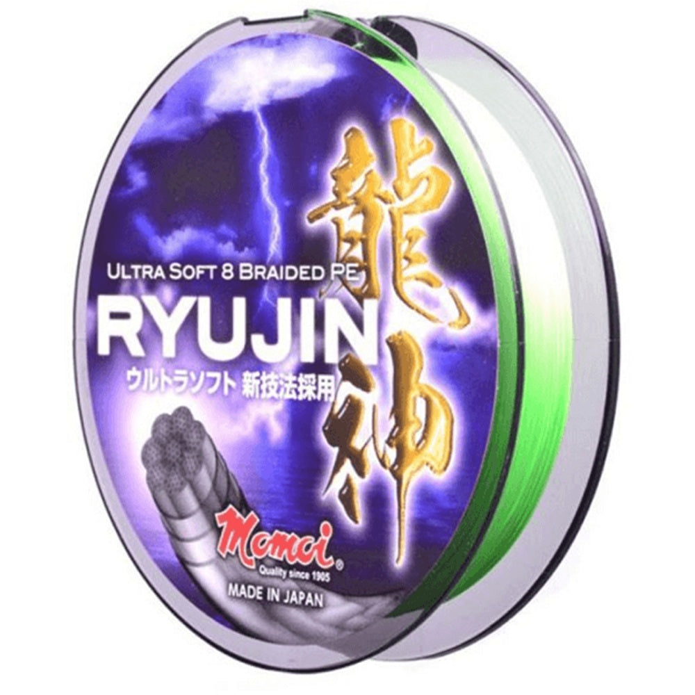 Filo Trecciato Momoi Ryujin Ultra Soft 8 Braided Pe #0.4 130m Acid Green