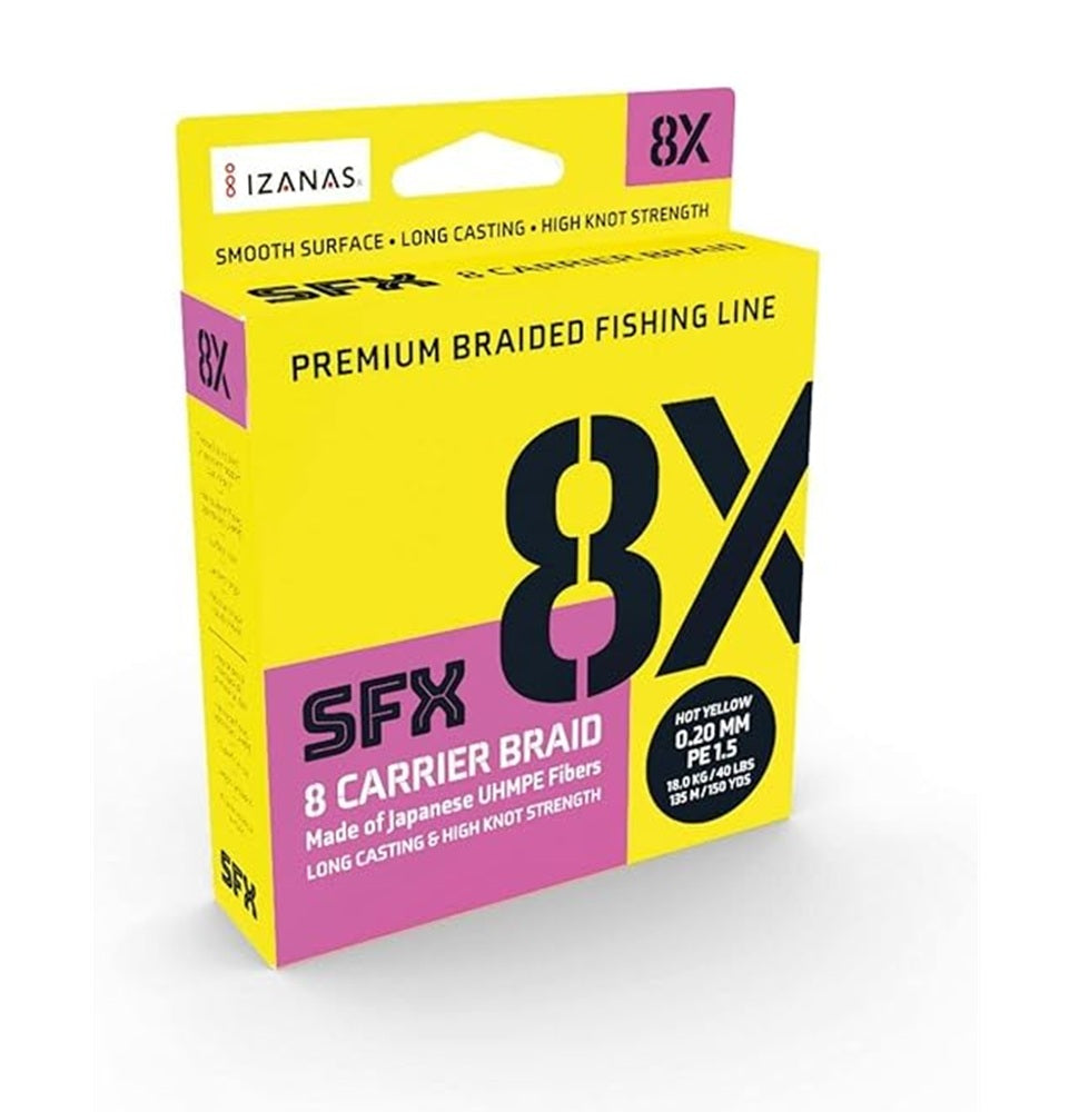 Filo Trecciato Sufix Ixanas 8 Carrier Braid 8X 0,235mm #2.0 44lb 300m Multicolor