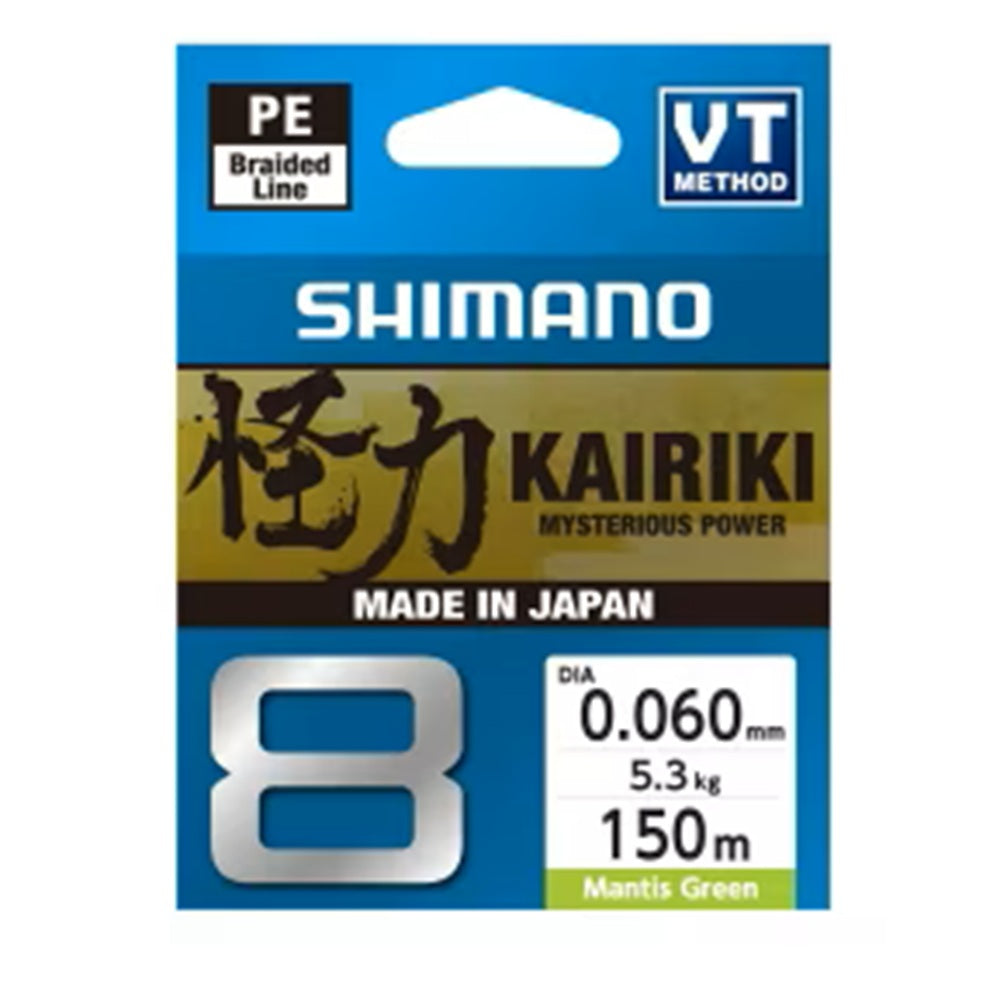 Filo trecciato Shimano Kairiki 8 300m 0.06mm 5.3kg Multicolor