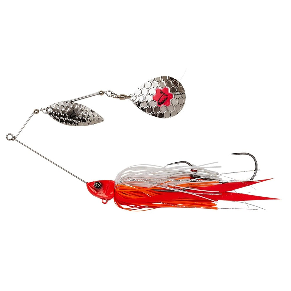 Artificiale Savage Gear Da'Bush Spinnerbait 24 Sinking Red Head Silver