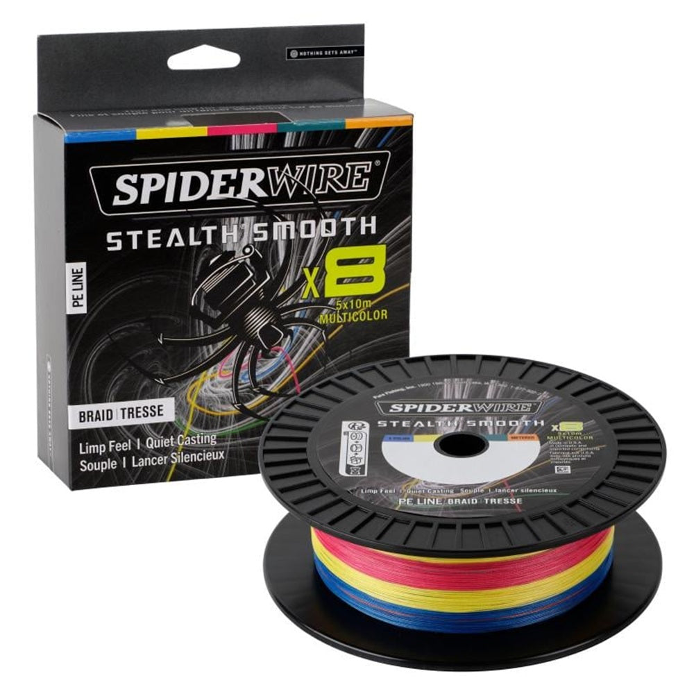 Filo Trecciato Spider Wire stealth Smooth X8 600m 58lb Multicolor