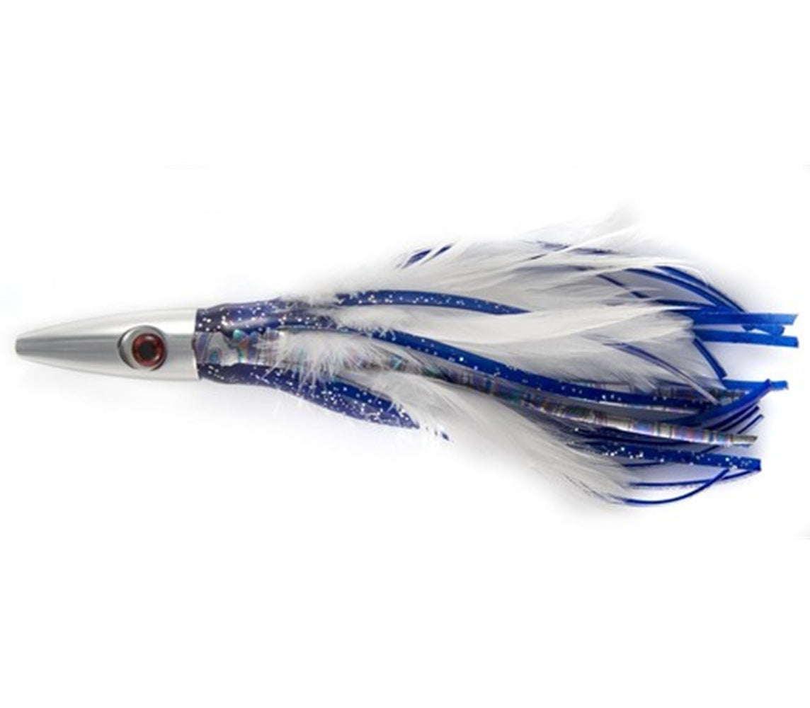 Artificiali Billy Baits Ahi Slayer Feather Blu/Wht