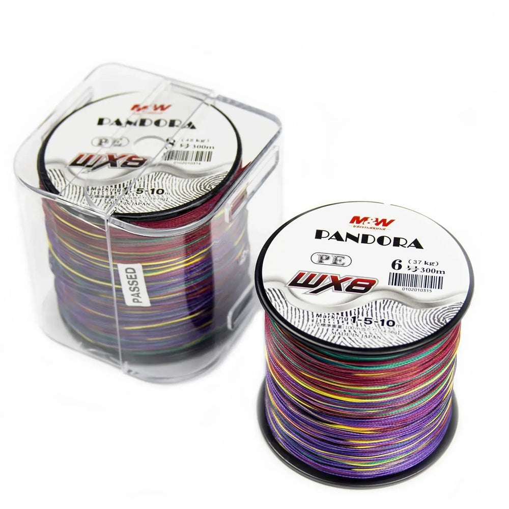 Filo Trecciato M&W International Pandora Super Strong #5 300m Multicolor