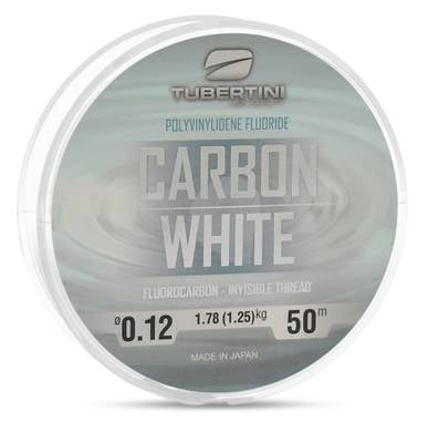 Filo Fluorocarbon Tubertini Carbon White 0.11mm 50m