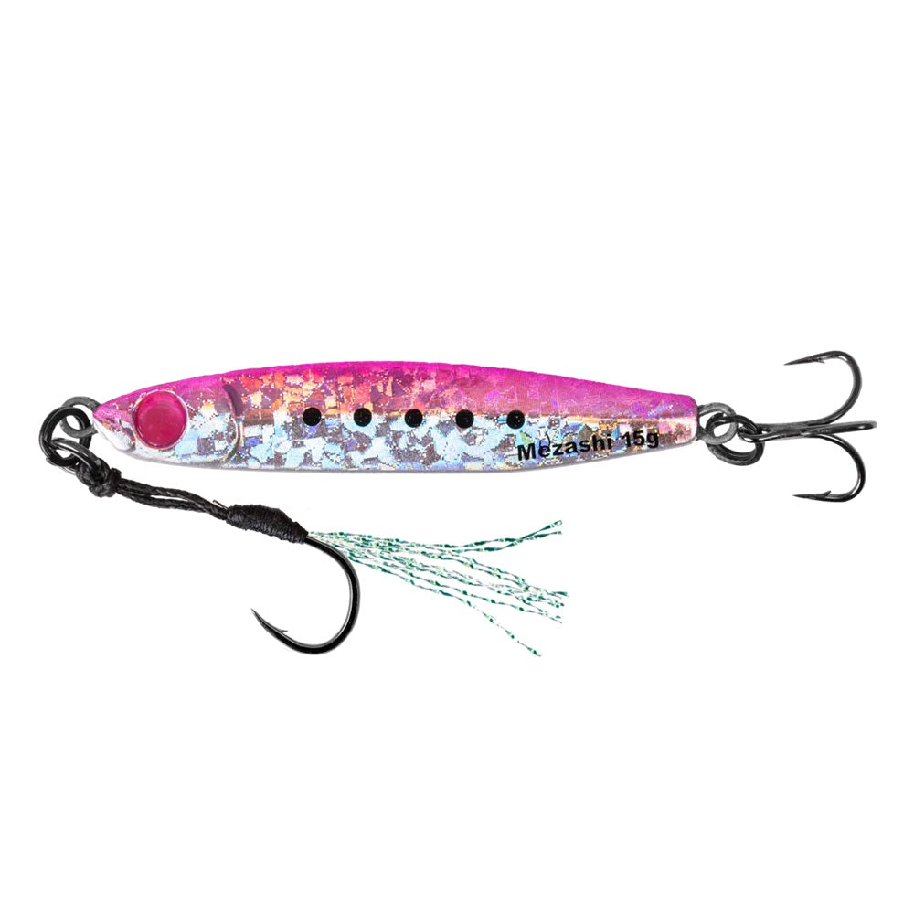 Artificiale Mustad Mezashi Jig Casting UV Pink Sardine 15 Gr