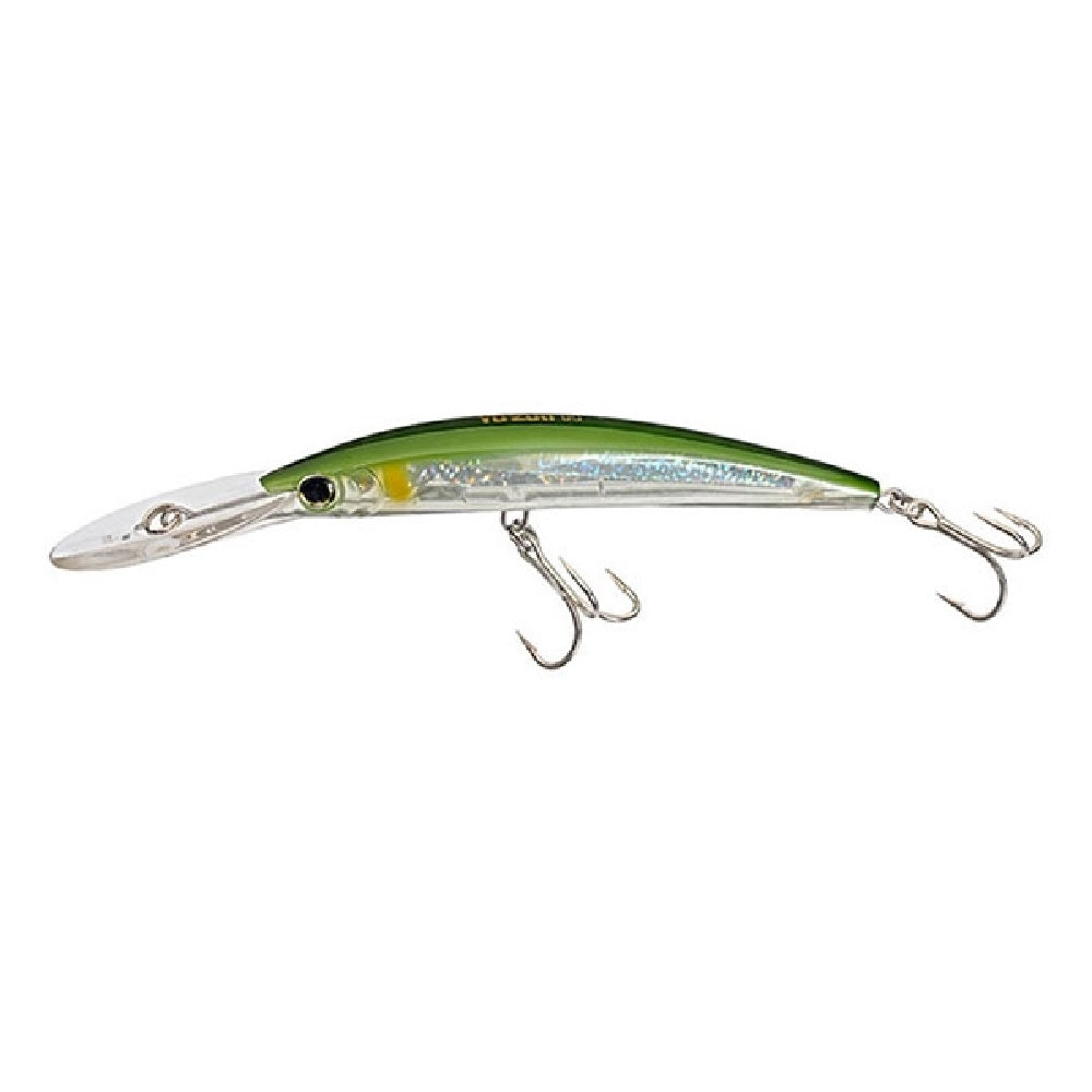 Artificiale Yo Zuri Crystal 3D Minnow DD F 150 Green Silver