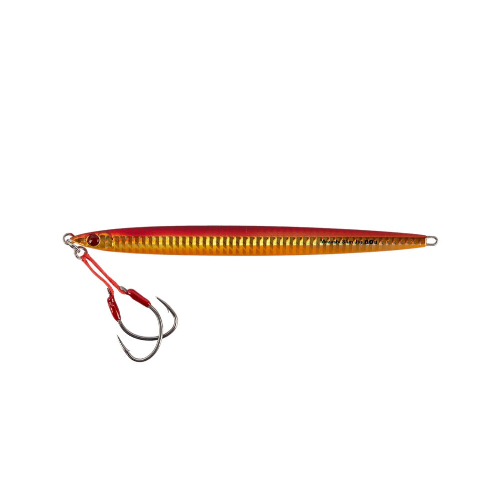 Artificiale Mustad Mezashi Slim Jig 100 Gr Red Glow