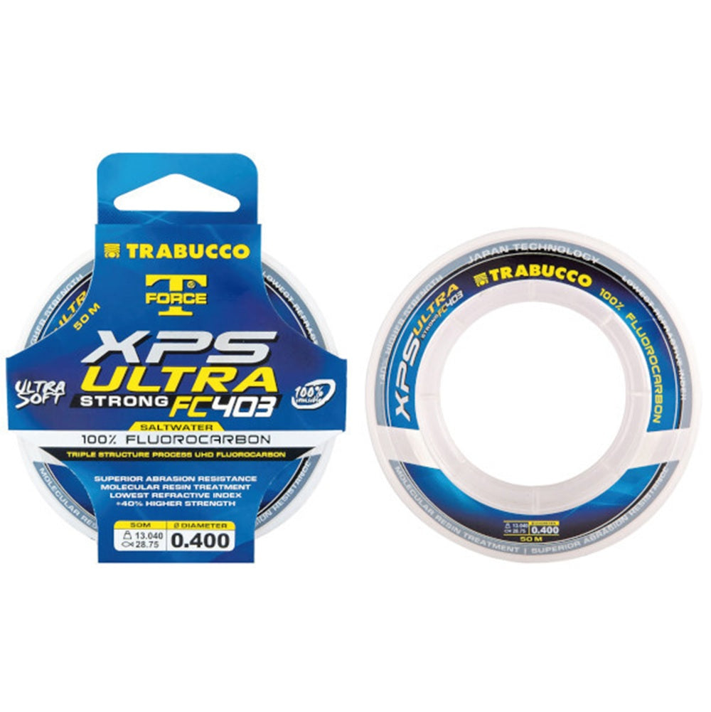 Filo Fluorocarbon Force-T XPS Ultra Strong FC 403 Saltwater 0.330mm 50m