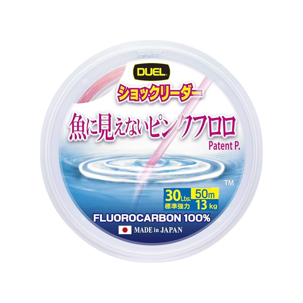 Filo Fluorocarbon Duel Pink Fish Cannot See 0,66mm 100m