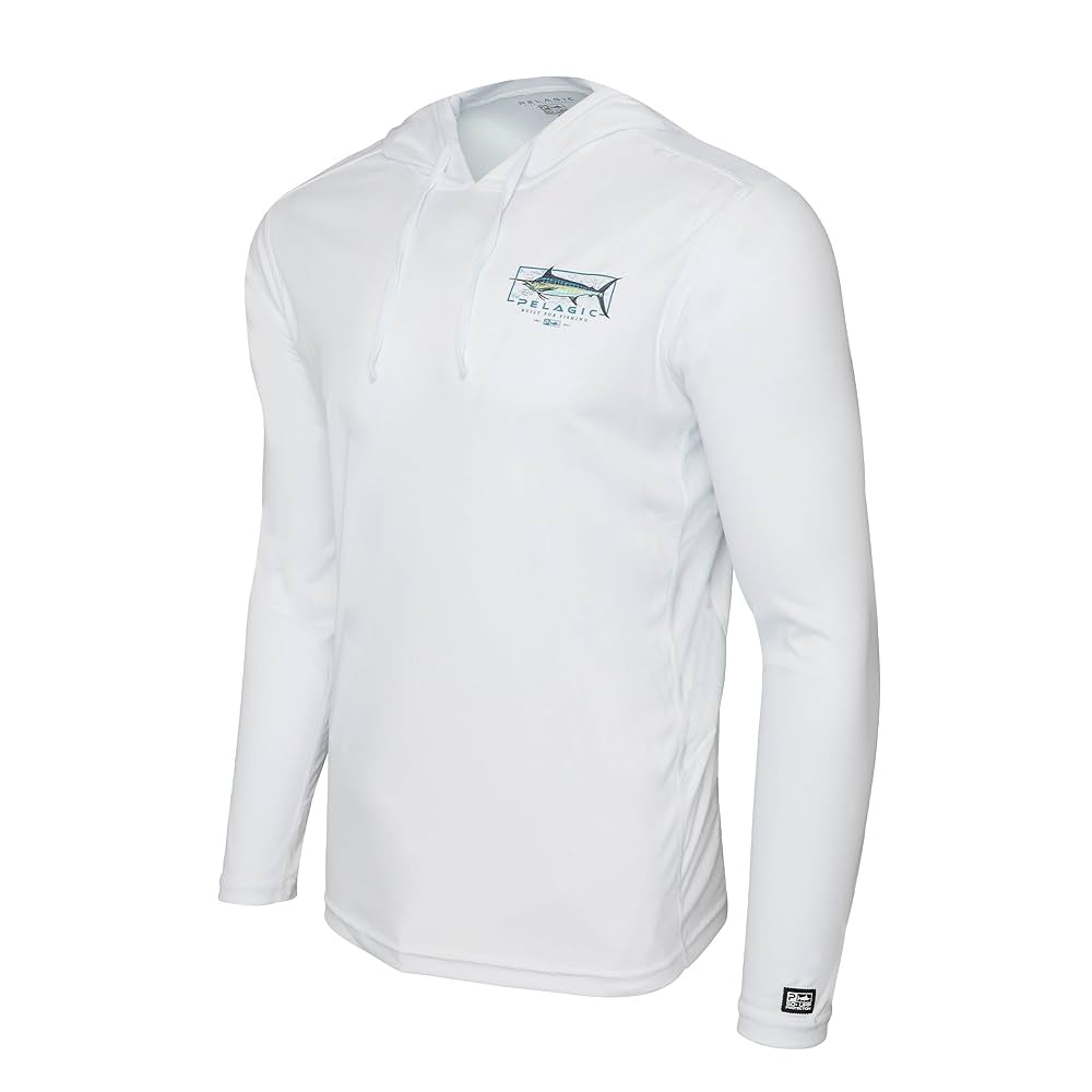 Maglia Manica Lunga con Cappuccio Pelagic VaporTek Hooded - Marlin Minds Tg. XL