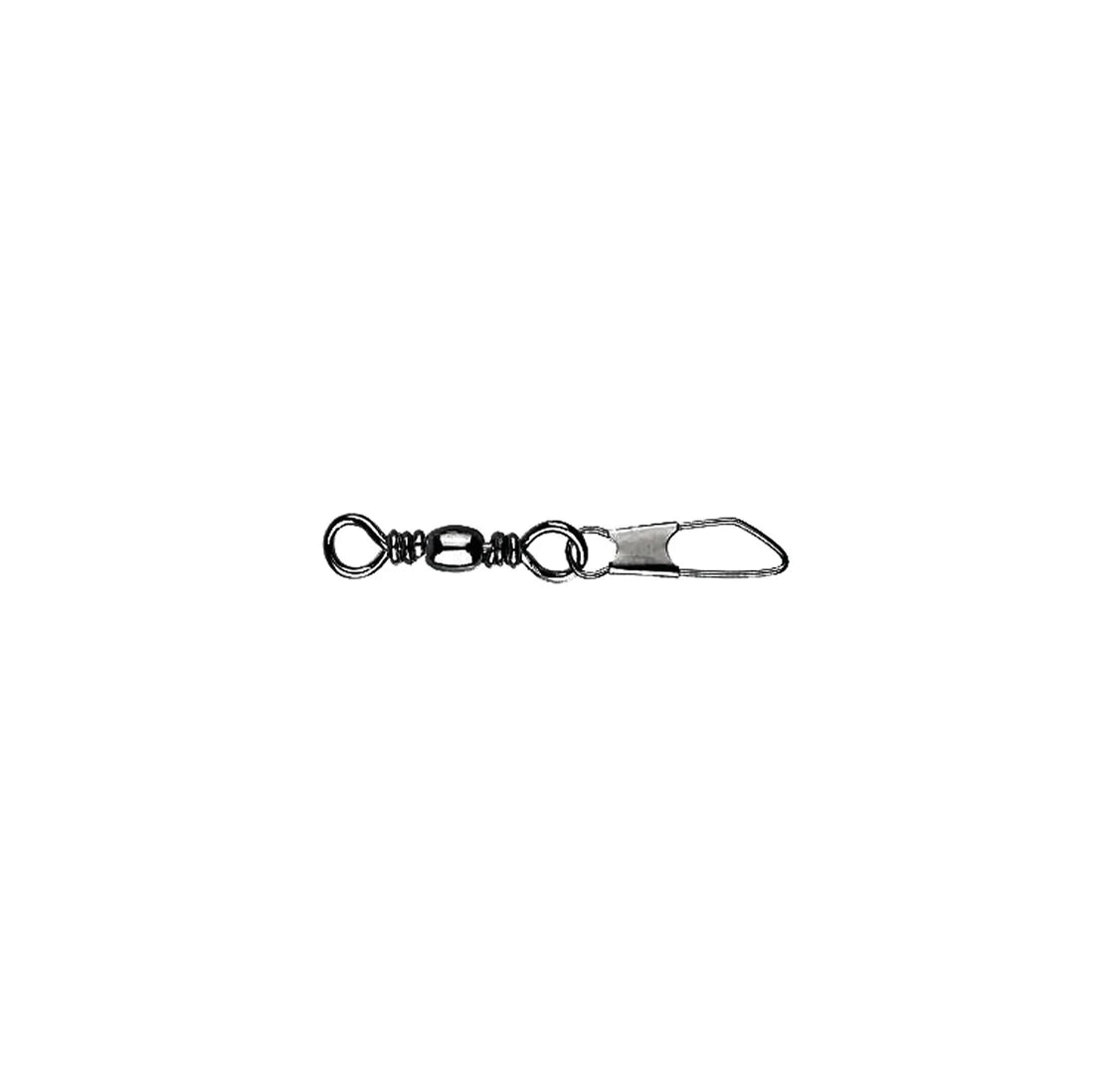 Girella con Moschettone Mustad Barrel Swivel with Safety Snap #10 10 Pz
