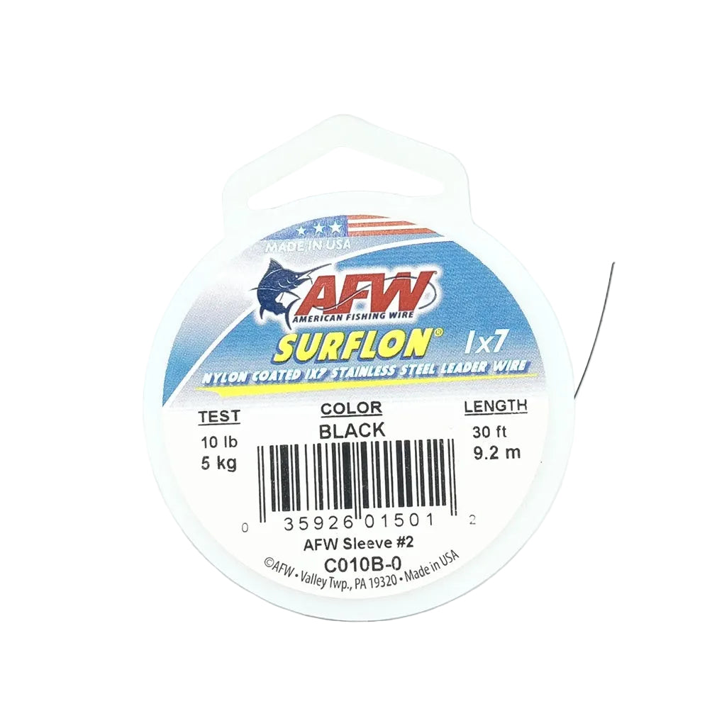 AFW Surflon 1x7 10lb 9.2m #Black