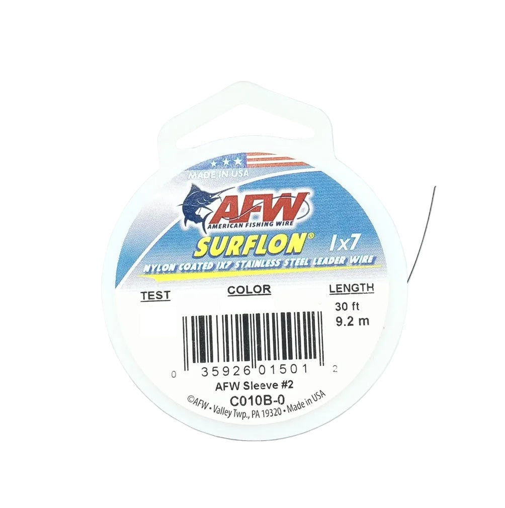 AFW Surflon 1x7 30lb 9.2m #Black