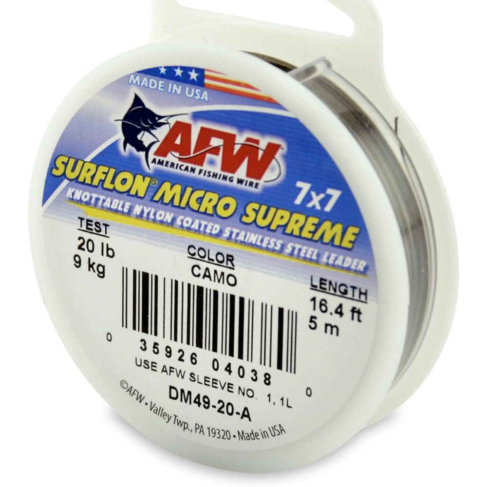 AFW Surflon Micro Supreme 7x7 20lb 5m #Camo