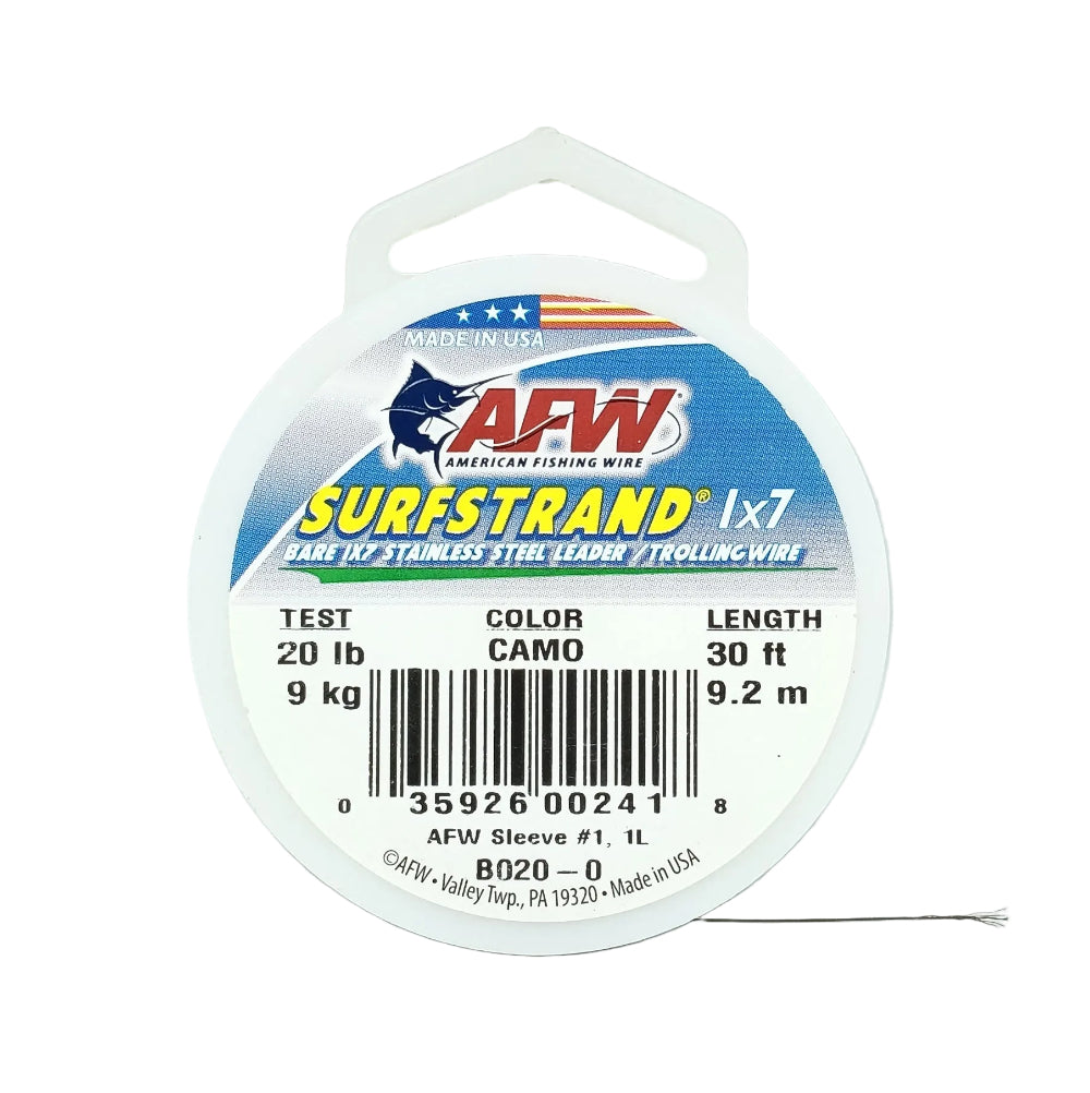 AFW Surfstrand 1x7 20lb 9.2m #Camo