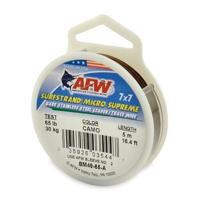 AFW Surfstrand Micro Supreme 7x7 65lb 5m #Camo