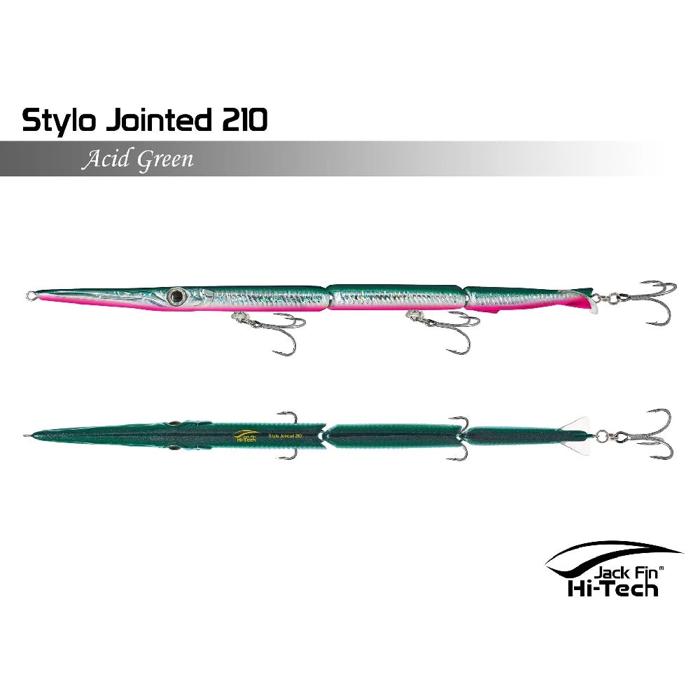 Artificiale Jack Fin Stylo Jointed 210 Acid Green