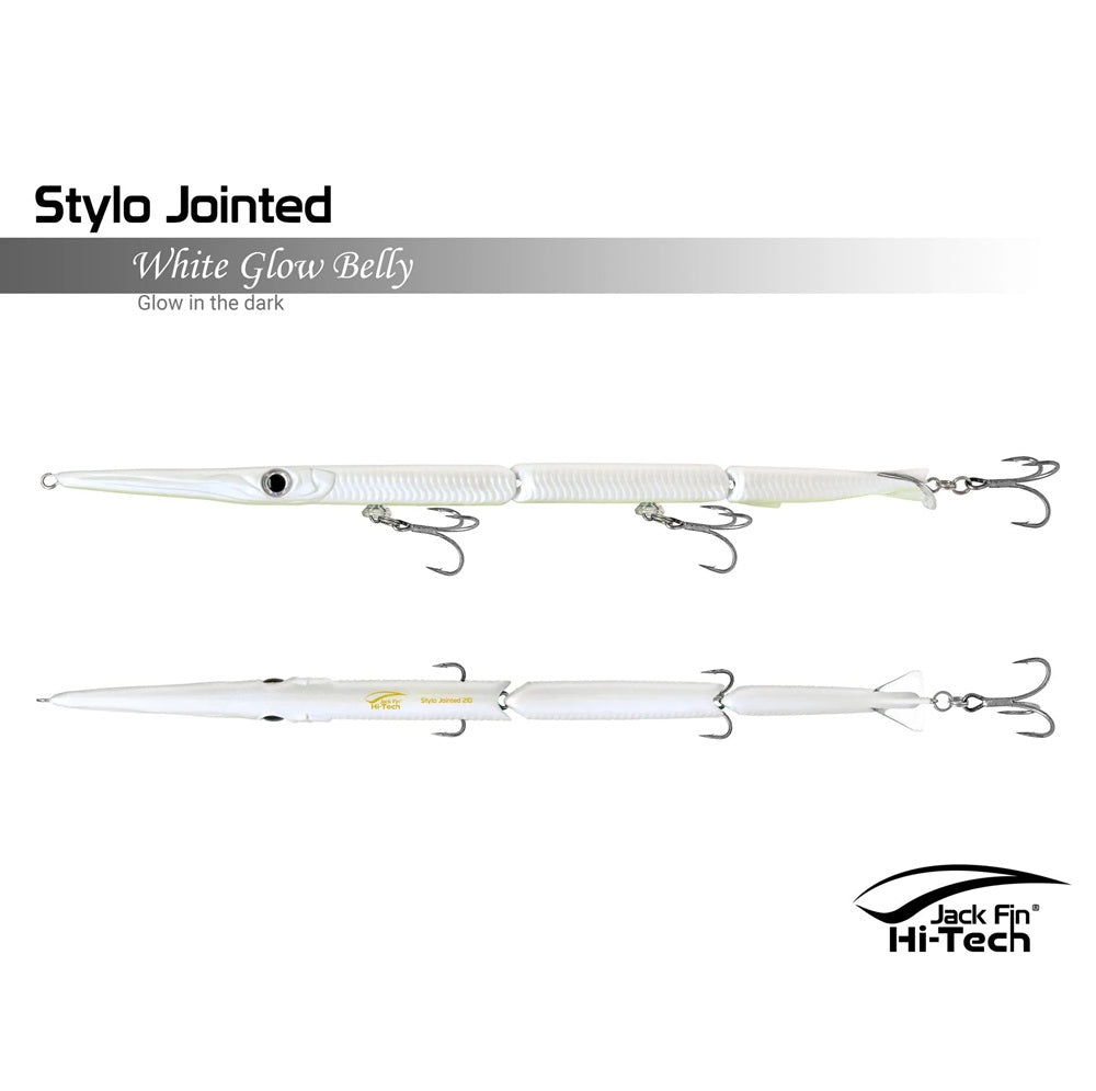 Artificiale Jack Fin Stylo Jointed 210 #05-White Belly