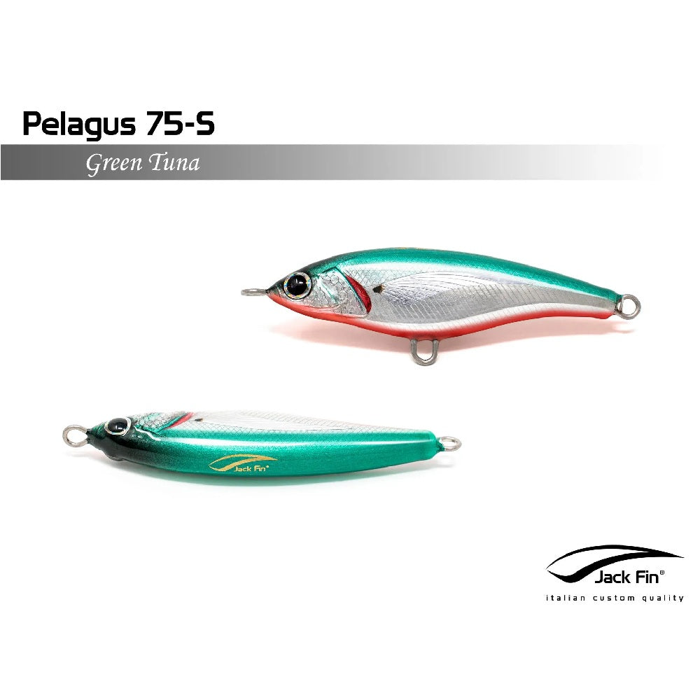 Artificiale Jack Fin Pelagus 75-S Green Tuna