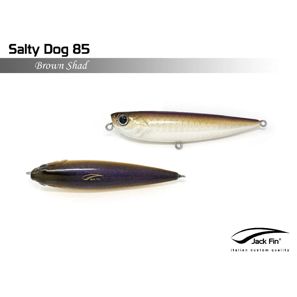 Artificiale Jack Fin Salty Dog 85 Brown Shad