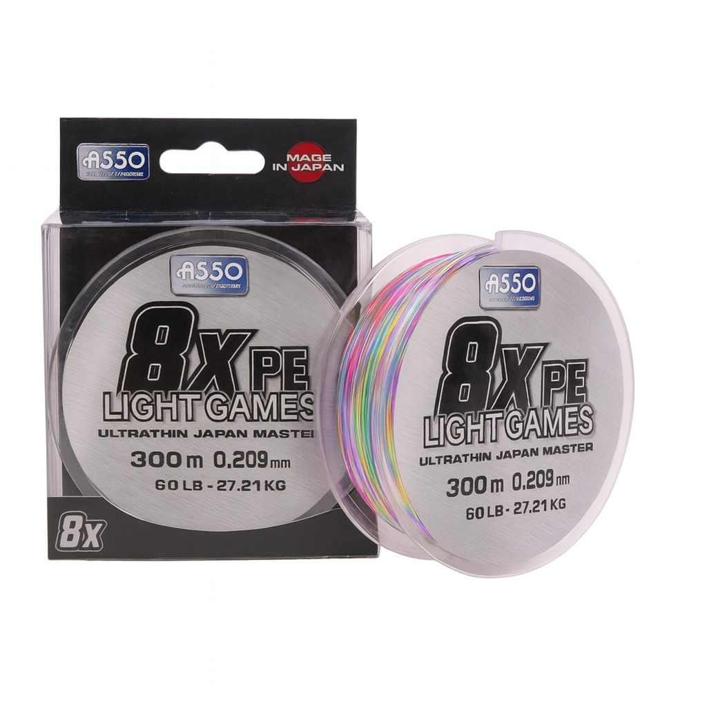 Filo Asso Light Games 8 #3.0 50lb Multicolor