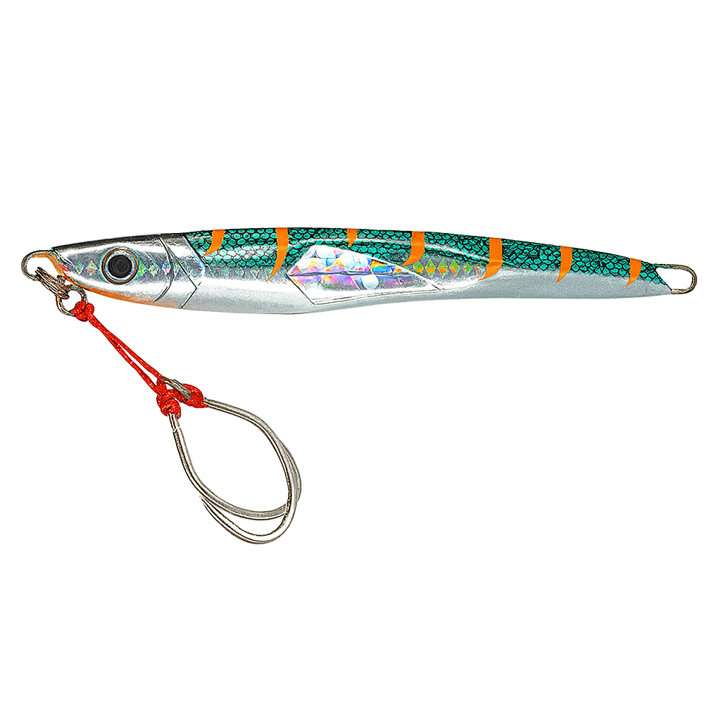 Artificiale Molix Theos Shore Jigging 100g Anchovy Orange Striped