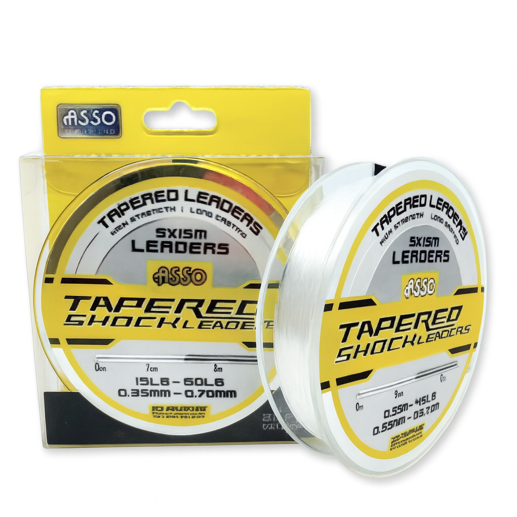 Filo Nylon Asso Shock Leader Tapered 0.18mm-57mm 5x15mt