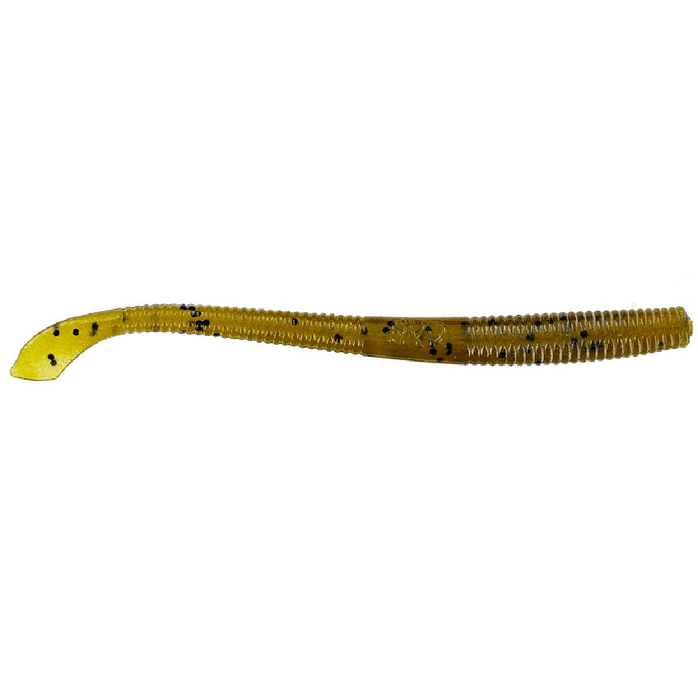 Artificiale Gary Yamamoto Kut Tail 4" Green Pumpkin Black Flake