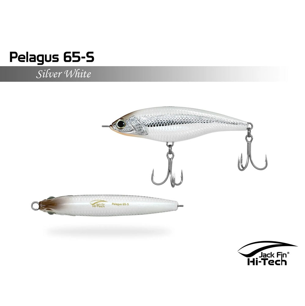 Jack Fin Pelagus 65-S #23-Silver White