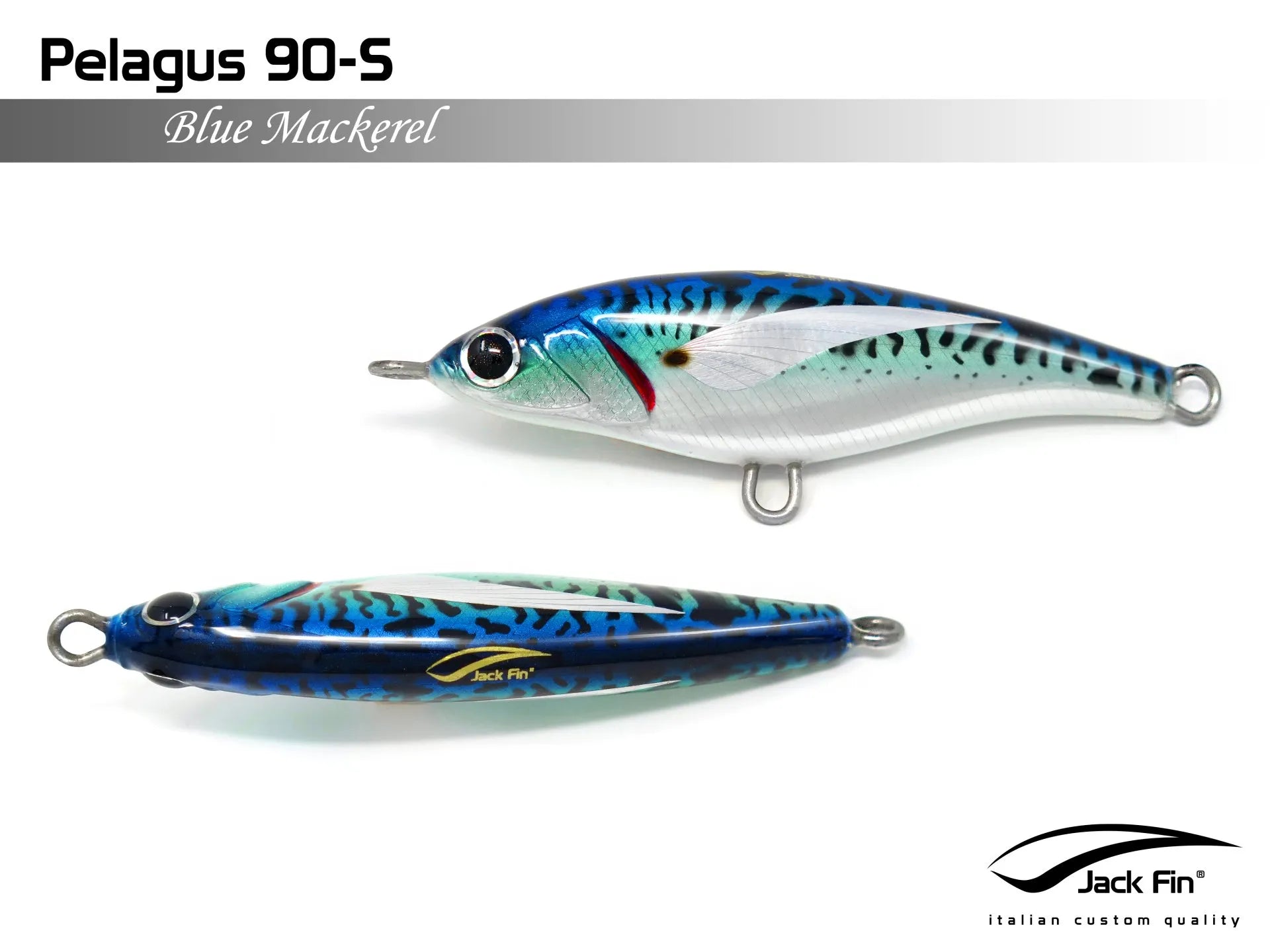 Artificiale Jack Fin Pelagus 90-S #Blue Mackerel