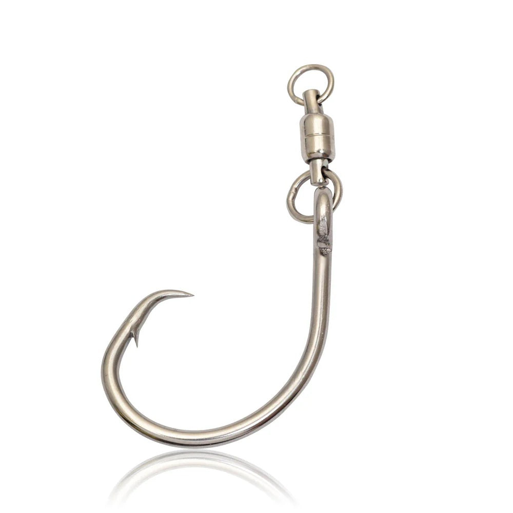 Amo Mustad Demon Offset Circle SE39943NP-SS #6/0