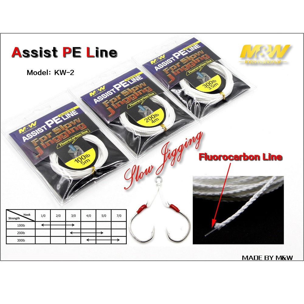 M&W Assist PE Line KW-2  300lb 3.5mt